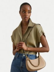 LAUREN RALPH LAUREN Torebka 431P11747005 Beżowy. Brązowe torebki klasyczne damskie Lauren Ralph Lauren, bez wzorów, ze skóry, bez dodatków. Za 1,599.00 zł.