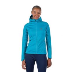 Damska kurtka narciarska z kapturem Rossignol Genetys. Niebieskie kurtki damskie Rossignol, na zimę, bez wzorów, z kapturem. Za 665.50 zł.