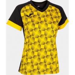 Koszulka do piłki nożnej damska Joma Supernova III. Czarne bluzki damskie Joma, s, bez wzorów, sportowe, bez kołnierzyka, bez ramiączek. Za 38.99 zł.