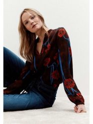 More & More Bluzka w kolorze brązowym rozmiar: 46. Brązowe bluzki damskie MORE & MORE, bez wzorów, z wiskozy, bez kołnierzyka, bez ramiączek. Za 156.61 zł.