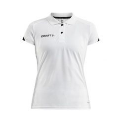 Damska koszulka polo Craft pro control impact. Białe topy sportowe damskie Craft, s, bez wzorów, z materiału, bez ramiączek. Za 203.00 zł.