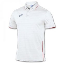 Koszulka polo męska Joma Torneo biały. Białe koszulki polo męskie Joma, m, bez wzorów, z tkaniny, bez ramiączek. Za 69.99 zł.