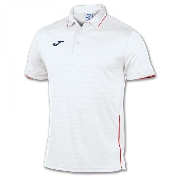 Koszulka polo męska Joma Torneo biały. Białe koszulki polo męskie Joma, m, z tkaniny, bez ramiączek, do piłki nożnej. Za 69.99 zł.