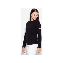 Bluzka K339 Czarny. Czarne bluzki damskie Katrus, s, bez wzorów, bez kołnierzyka, bez ramiączek. Za 139.00 zł.
