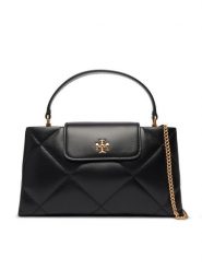 Tory Burch Torebka Kira Diamond Quilt East-West Top Handle 174999 Czarny. Czarne torebki klasyczne damskie Tory Burch, bez wzorów, ze skóry, bez dodatków. Za 2,379.00 zł.