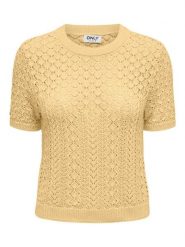 ONLY Sweter w kolorze żółtym rozmiar: XL. Żółte swetry klasyczne damskie Only, xl, bez kołnierzyka. Za 74.99 zł.
