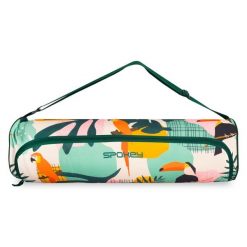Torba pokrowiec na matę Spokey Home Jungle. Brązowe torebki klasyczne damskie Spokey, bez wzorów, z bawełny, duże, bez dodatków. Za 73.99 zł.