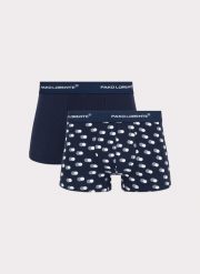 PAKO LORENTE – Dwupak bokserek w kolorze granatowym. Bokserki męskie Pako Lorente, bez wzorów, z bawełny. Za 59.99 zł.