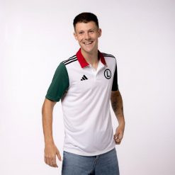 Koszulka polo piłkarska adidas Legia Warszawa. Koszulki polo męskie Adidas, l, z poliesteru, bez ramiączek, do piłki nożnej. Za 149.99 zł.