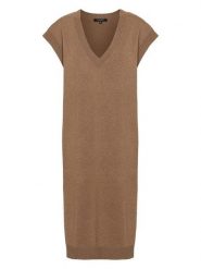 Ilse Jacobsen Sukienka w kolorze jasnobrązowym rozmiar: M. Brązowe sukienki damskie Ilse Jacobsen, m, bez wzorów, bez kołnierzyka, bez ramiączek, midi. Za 92.42 zł.
