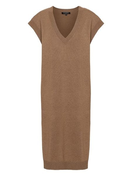 Ilse Jacobsen Sukienka w kolorze jasnobrązowym rozmiar: M. Brązowe sukienki damskie Ilse Jacobsen, m, bez wzorów, bez kołnierzyka, bez ramiączek, midi. Za 92.42 zł.