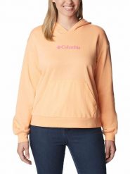 Columbia Bluza "Columbia Logo™ III" w kolorze pomarańczowym rozmiar: L. Pomarańczowe bluzy z kapturem damskie Columbia, l. Za 96.60 zł.