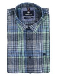 Lerros Koszula w kolorze granatowym rozmiar: M. Niebieskie koszule męskie Lerros, m, bez wzorów, bez kołnierzyka, bez ramiączek. Za 87.81 zł.