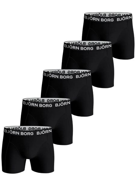 Bjorn_borg COTTON STRETCH BOXER 5p – MULTIPACK 1. Bokserki męskie Björn Borg, bez wzorów. Za 359.00 zł.