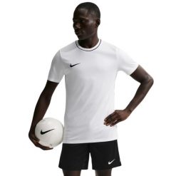 Koszulka męska Nike Dri-Fit Park 26 SS Top. Białe t-shirty sportowe męskie Nike, m, z poliesteru, bez ramiączek, na fitness i siłownię, dri-fit (nike). Za 66.99 zł.