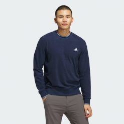 Bluza z zaokrąglonym dekoltem Ultimate365 Tour. Niebieskie bluzy bez kaptura męskie Adidas, s. Za 529.00 zł.