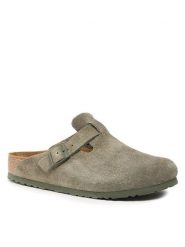 Birkenstock Klapki Boston 1024721 Zielony. Zielone klapki i japonki męskie Birkenstock, ze skóry. Za 679.99 zł.