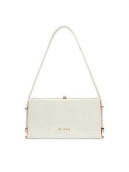 Eva Minge Torebka EO-AVAH-LA482-6340 Écru. Torebki wieczorowe Eva Minge, bez wzorów, z materiału, wizytowe, bez kołnierzyka, bez ramiączek. Za 199.99 zł.