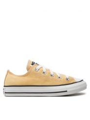 Converse Trampki Chuck Taylor All Star A11174C Żółty. Żółte trampki i tenisówki damskie Converse, bez wzorów, z materiału. Za 219.99 zł.