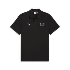 Męska koszulka polo BMW M MOTORSPORT Essentials PUMA. Czarne koszulki polo męskie Puma, l, bez wzorów, bez ramiączek. Za 229.00 zł.