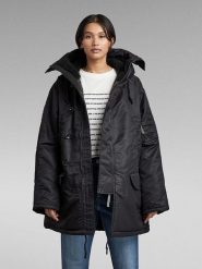 G-Star Parka w kolorze czarnym rozmiar: M. Czarne parki damskie G-Star, m, bez wzorów, z poliamidu. Za 461.21 zł.