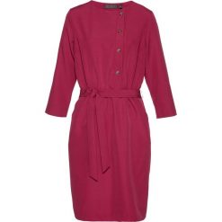 Sukienka bonprix magenta. Fioletowe sukienki damskie bonprix, na co dzień, bez wzorów, bez kołnierzyka, bez ramiączek, proste. Za 79.99 zł.