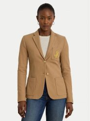 LAUREN RALPH LAUREN Marynarka 200797305018 Beżowy Slim Fit. Brązowe marynarki i żakiety damskie Lauren Ralph Lauren, xs, bez wzorów, z bawełny. Za 1,499.00 zł.