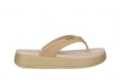 Japonki Azaleia Maria Light Beige, Beżowy, Tworzywo - 38. Brązowe klapki damskie Azaleia, bez wzorów, z materiału, bez obcasa. W wyprzedaży za 142.49 zł.