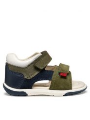 Geox Sandały B Sandal Zapito B556EB 022CL C3024 Khaki. Brązowe sandały chłopięce Geox, ze skóry, bez zapięcia. Za 159.99 zł.