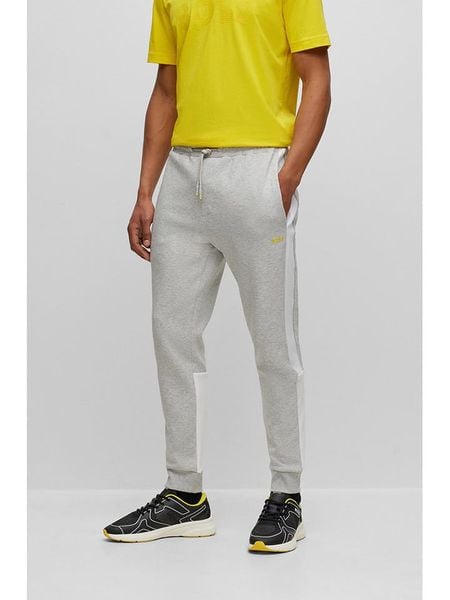 Hugo Boss Underwear Spodnie dresowe w kolorze szarym rozmiar: L. Szare spodnie dresowe męskie Hugo Boss Underwear, bez wzorów, z bawełny. Za 404.45 zł.