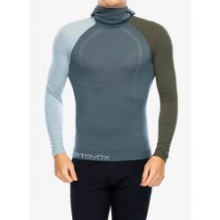 Bluza termoaktywna męska Ortovox 120 Comp Light Hoody. Czarne bluzy bez kaptura męskie ORTOVOX, m. Za 497.99 zł.