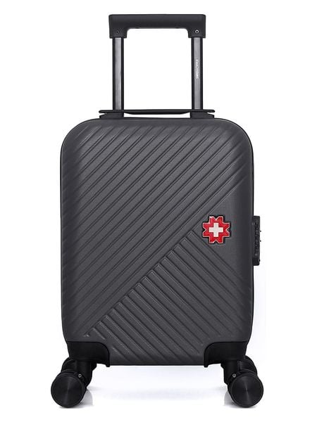 SWISS KOPPER Walizka "Spiez" w kolorze czarnym - 32 x 42 x 20 cm rozmiar: onesize. Czarne walizki SWISS KOPPER, bez wzorów, z materiału. Za 162.49 zł.