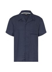 Koszula plażowa BOSS Vida_Shirt BLU (50540154-413). Niebieskie koszule męskie Boss, xl, bez wzorów, bez kołnierzyka, bez ramiączek. Za 379.00 zł.