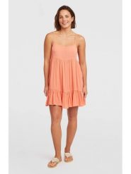 O'Neill Sukienka "Rilee" w kolorze pomarańczowym rozmiar: XS. Pomarańczowe sukienki damskie O'neill, xs, bez wzorów, z wiskozy, bez kołnierzyka, bez ramiączek, mini. Za 118.28 zł.