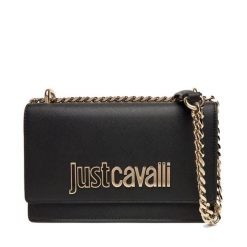 Torebka Just Cavalli. Czarne torebki klasyczne damskie Just Cavalli, bez wzorów, wizytowe, bez kołnierzyka, bez ramiączek. Za 639.99 zł.