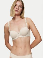 Triumph Biustonosz z fiszbiną Wild Azalea 10219858 Beżowy. Brązowe biustonosze Triumph, bez wzorów, z syntetyku. Za 169.99 zł.