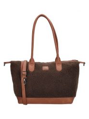 Charm Torebka w kolorze karmelowo-ciemnobrązowym - 42 x 25 x 15 cm rozmiar: onesize. Brązowe torebki klasyczne damskie Charm, bez wzorów, z materiału, bez dodatków. Za 140.53 zł.