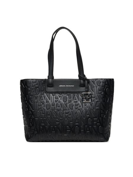 Armani Exchange Torebka XW001481 AF15774 UC001 Czarny. Czarne torebki klasyczne damskie Armani Exchange, bez wzorów, ze skóry, bez dodatków. Za 459.99 zł.