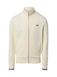 Fred Perry Bluza męska Mężczyźni Bawełna (100%) biały jednolity, M. Białe bluzy bez kaptura męskie Fred Perry, m, z bawełny. Za 649.95 zł.