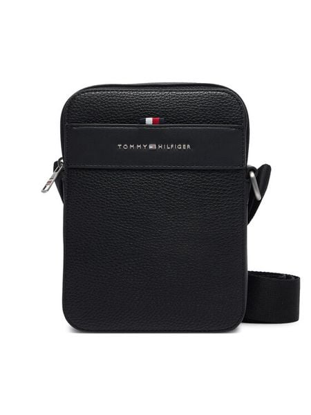 Tommy Hilfiger Saszetka AM0AM14698 Czarny. Czarne saszetki męskie Tommy Hilfiger, ze skóry. Za 369.99 zł.