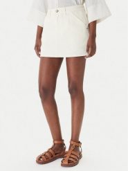 Eleh Spódnica jeansowa EL107 Écru Regular Fit. Spódniczki damskie Eleh, bez wzorów, z bawełny. Za 423.99 zł.