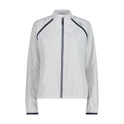 Wodoodporna kurtka z odpinanymi rękawami dla kobiet CMP. Białe kurtki damskie CMP, uniwersalny, bez wzorów, bez kaptura. Za 371.50 zł.