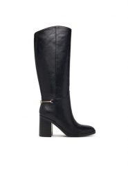 Guess Kozaki FLFGRI LEA11 Czarny. Czarne kozaki damskie Guess, bez obcasa, na słupku. Za 954.99 zł.