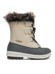 CMP Śniegowce Kids Anthilian Snow Boot Wp 30Q4594 Beżowy. Brązowe kozaki dziewczęce CMP, bez wzorów, ze skóry, bez obcasa. Za 299.99 zł.