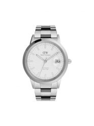 Daniel Wellington Zegarek DW00100754 Srebrny. Szare, analogowe zegarki męskie Daniel Wellington, srebrne. Za 1,169.00 zł.