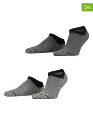 ESPRIT Skarpety (2 pary) "Allover Stripe" w kolorze czarnym rozmiar: 43-46. Czarne skarpetki męskie Esprit, bez wzorów. Za 34.93 zł.