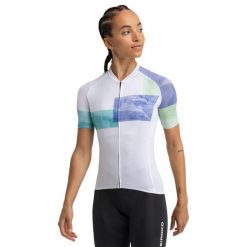 Damska ultralekka koszulka rowerowa Kolarstwo Siroko M3 Eclat. Białe topy sportowe damskie SIROKO, l, bez wzorów, z elastanu, bez ramiączek. Za 205.60 zł.