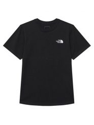 The North Face T-Shirt Teen Evolution Simple NF0A8F9Z Czarny Regular Fit. Czarne t-shirty chłopięce The North Face, bez wzorów, z bawełny, bez ramiączek. Za 79.99 zł.