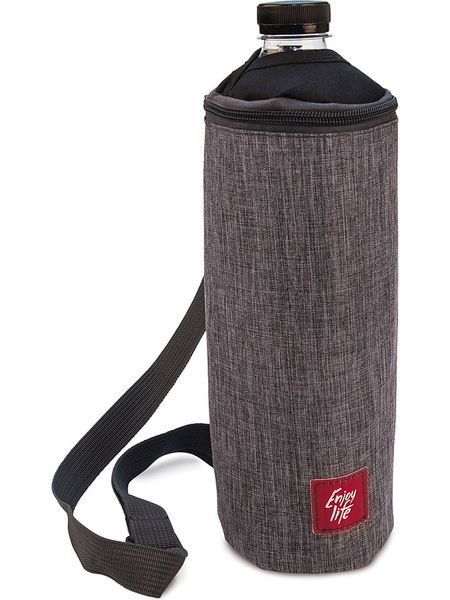 IRIS Barcelona Torba termiczna w kolorze szarobrązowym na butelkę - wys. 28 cm rozmiar: onesize. Brązowe torebki klasyczne damskie IRIS Barcelona, bez wzorów, z materiału, bez dodatków. Za 89.47 zł.