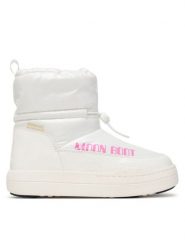 Moon Boot Śniegowce Jr Park Tube Mid Glitter Wp 80D3440110 S Biały. Białe kozaki dziewczęce Moon Boot, bez wzorów, bez obcasa. Za 859.99 zł.
